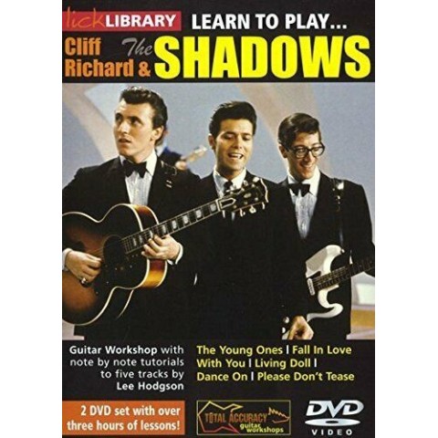 LEARN TO PLAY CLIFF RICHARD & THE SHADOWS - 2 DVD SET-  LEE HODGSON