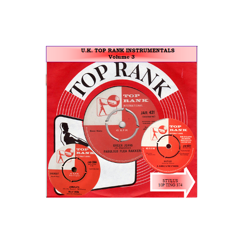 UK TOP RANK INSTRUMENTALS VOLUME 3 CD STYLUS